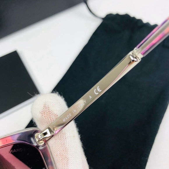 🔥Chanel 2016 multi color logo sunglasses full inclusion and original COA🔥 - Picture 12 of 17